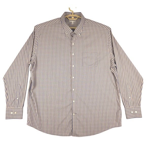 Peter Millar Other - Peter Millar XXL Prairie Performance Twill Button Down Shirt Plaid‎ Mens XXL
